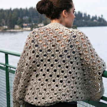 Tweedy Origami Cardi