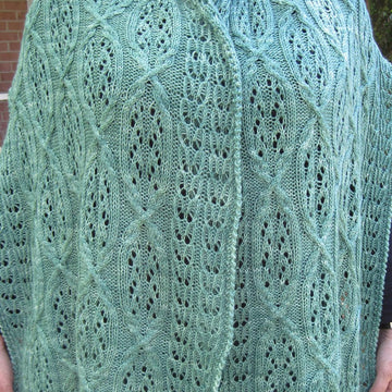 Buzen Cable Lace Shawl