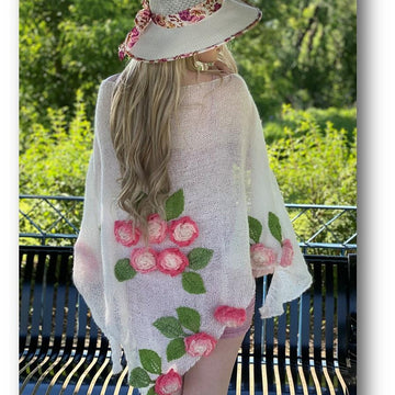 Garden of Roses Shawl