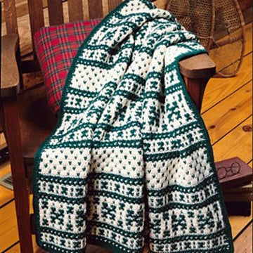 Snowflake Winter Afghan
