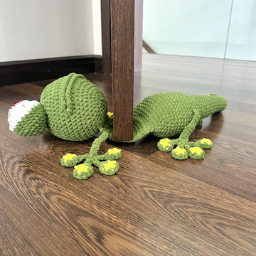 Lizard Crochet Door Stop