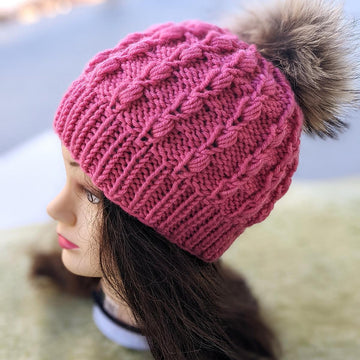 Puff Stitch Fiore Hat