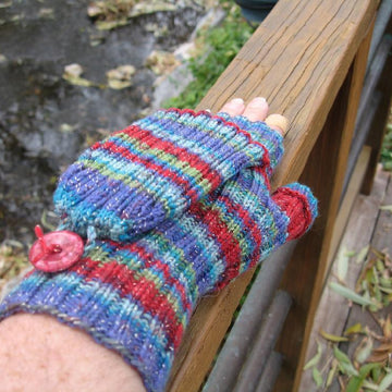 Anyone for Ribs, Fingerless Gloves/Mittens