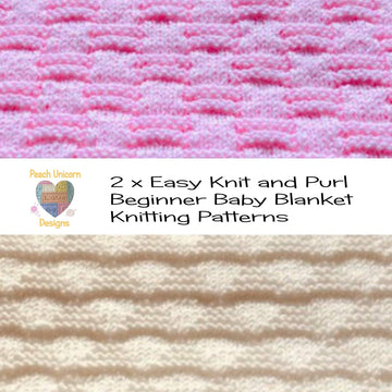 2 Easy Baby Blanket - Pyramids & Stepping Stones