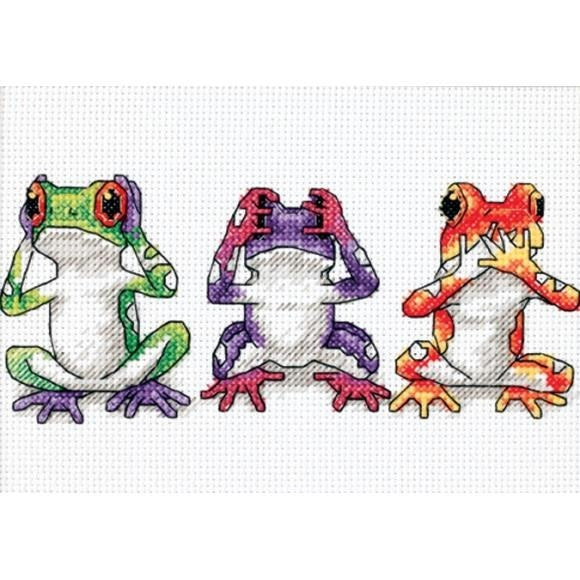 Dimensions Treefrog Trio Cross Stitch Kit