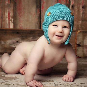 Wright-Flyer Baby Aviator Hat