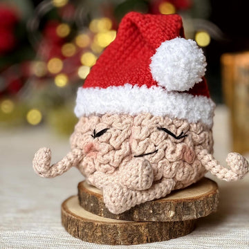 Christmas Zen meditating brain