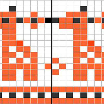 Orange giraffe chart