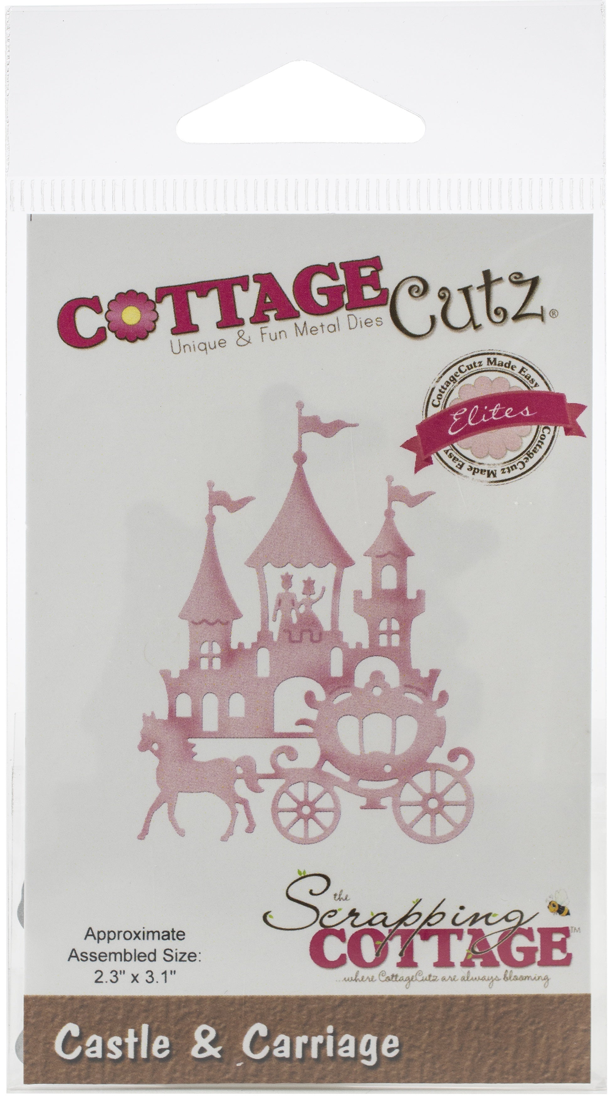 CottageCutz Elites Die - Castle & Carriage 2.3"X3.1"