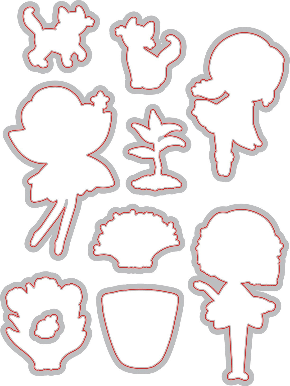 Uniquely Creative Metal Dies - Garden Fairies