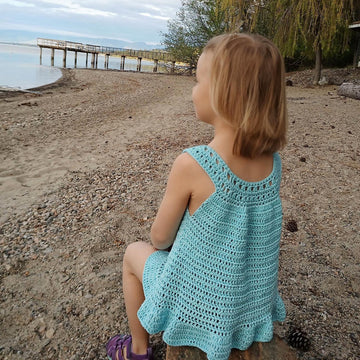 Crochet girl's top - Sunny Skies Top