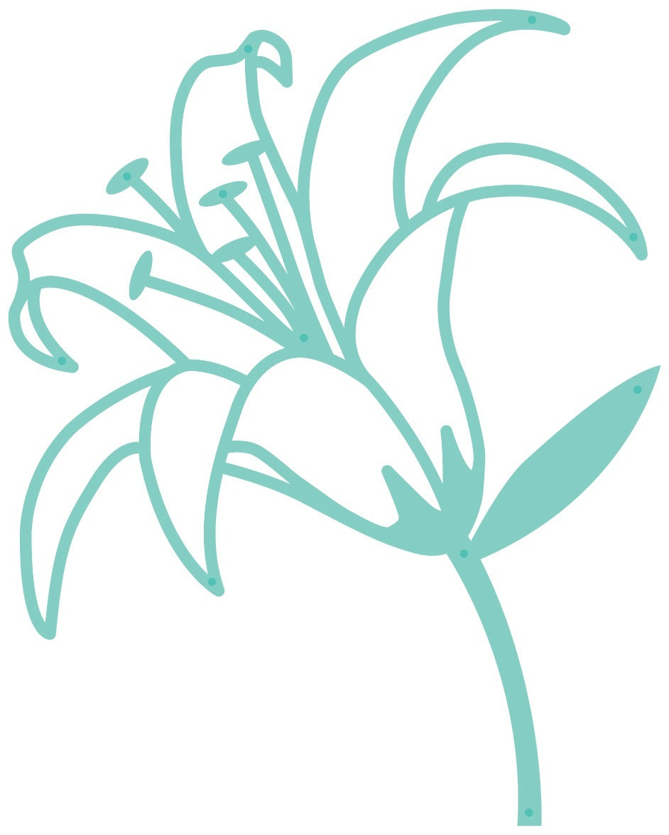 Kaisercraft Decorative Die - Lily - 3.5x4 in