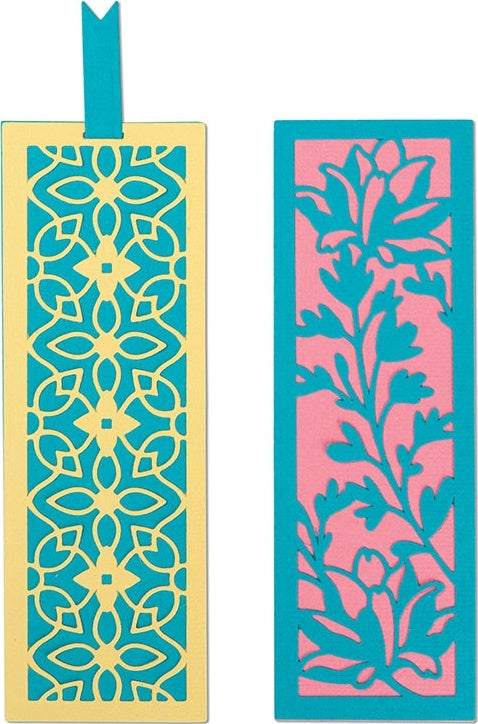 Sizzix Thinlits Dies By Courtney Chilson - Botanical Bookmarks