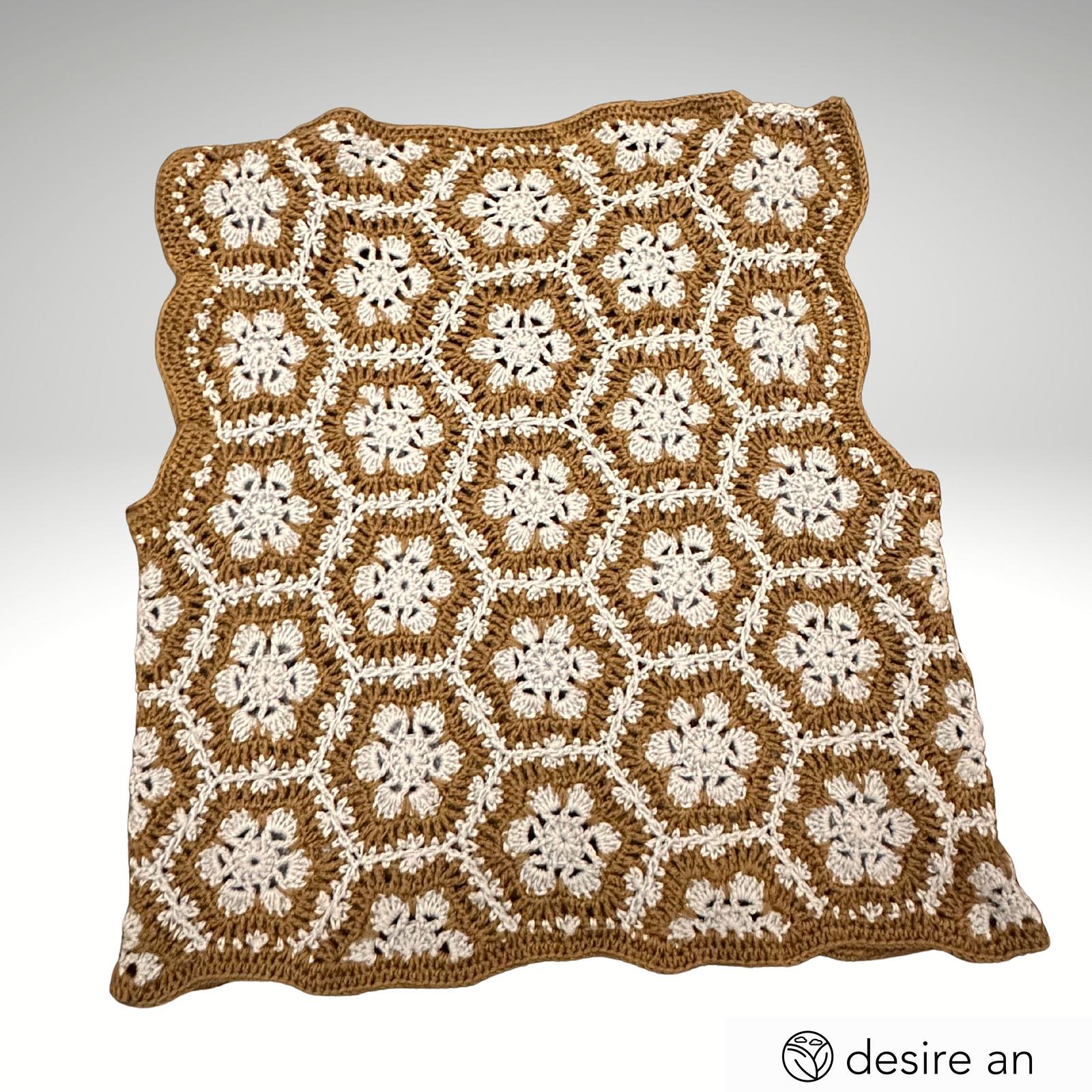 Flower Vest – Granny Square Crochet Pattern