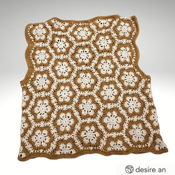 Flower Vest – Granny Square Crochet Pattern