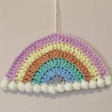 Rainbow & Clouds Wall Hanging