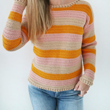 Sunset Stripes Sweater