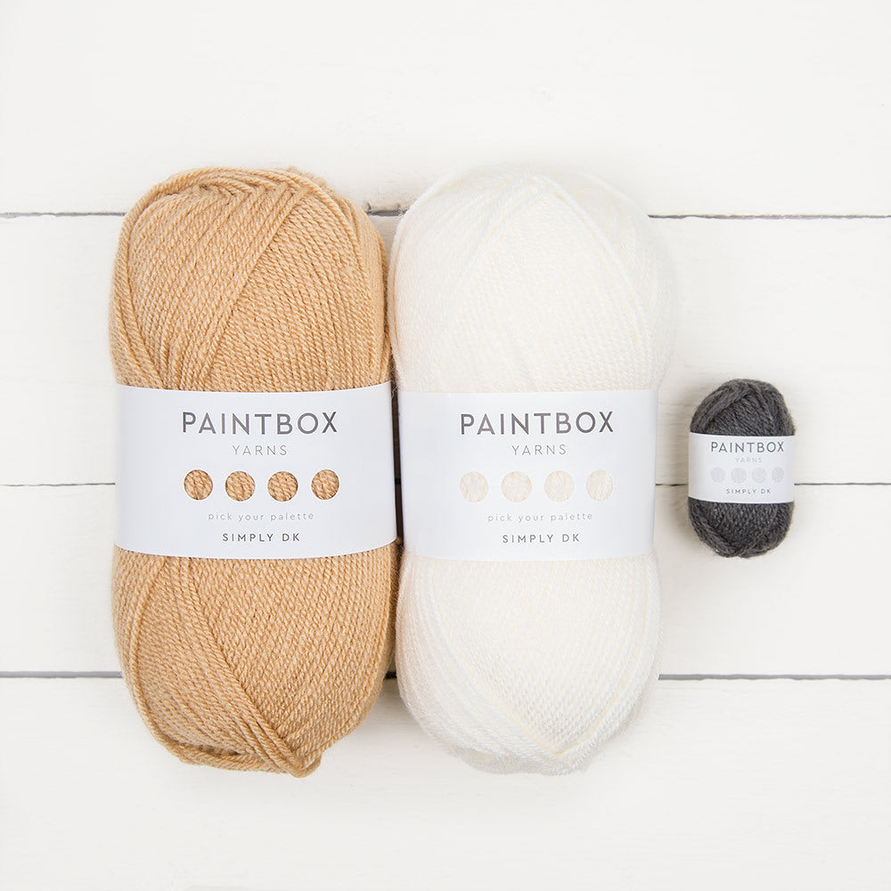 Paintbox Yarns Simply DK 3 Ball Colour Pack - Buster the Dog by The Patchwork Moose