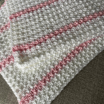 Baby Girl Stripes Baby Blanket