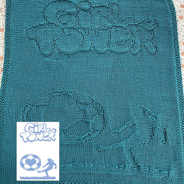 Nr. 784 Soccer girl Girl power 103 stitches