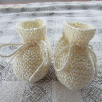 Garter Stitch Booties