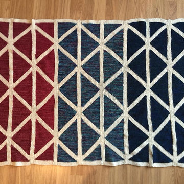 Atlantic Triangle Waves Afghan