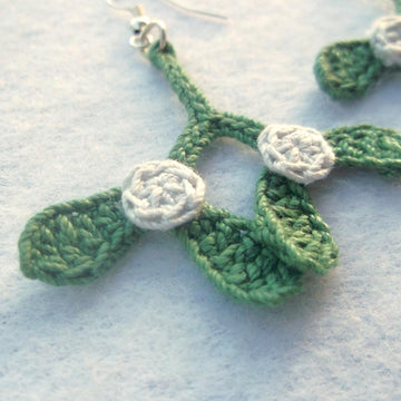 Mistletoe earrings