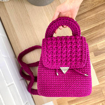 Crochet Backpack Pattern with Lining