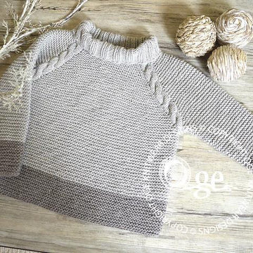 Driftwood Sweater, Top Down - P127