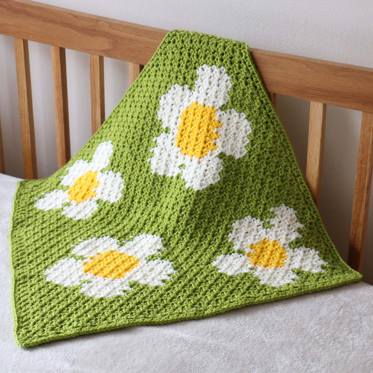 Daisy Chain Blanket - the crochet version