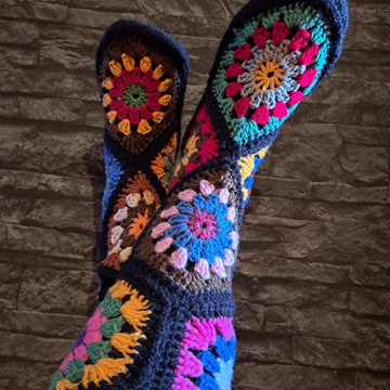 SLiPPERS * BOOTS * - HeXagon * Use leftovers, scraps