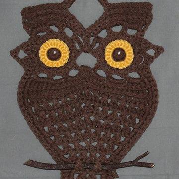Owl Hanger in Macrame Style