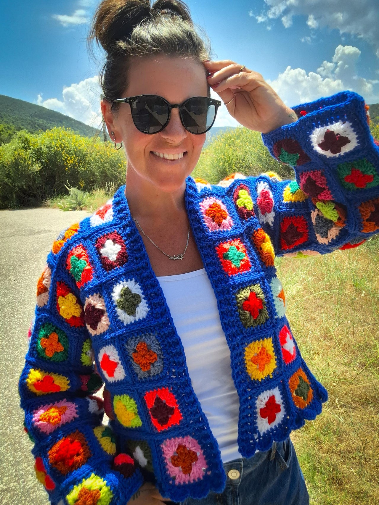 Forget Me Not Scrap Cardy (Shell Edging Version)