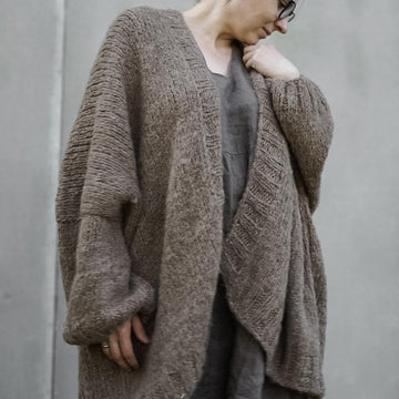 Hug oversize long cardigan