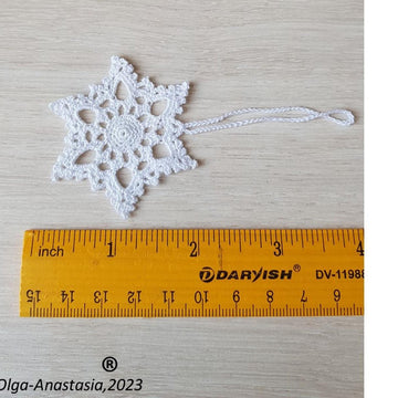 Crochet snowflake 25