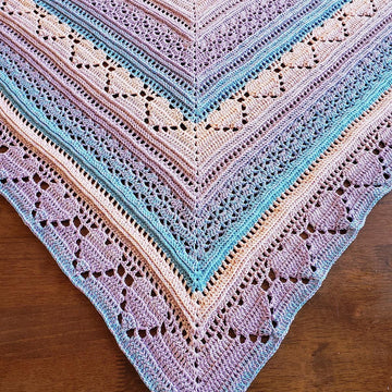 Bumpy road to love shawl