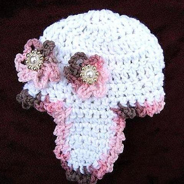 Frilly Edge Earflap Hat | Crochet Pattern 110