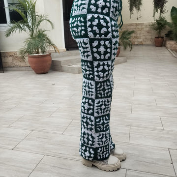Granny Square Crochet Pants