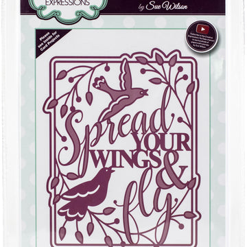 Creative Expressions Craft Dies By Sue Wilson - All In One-Spread Your Wings & Fly