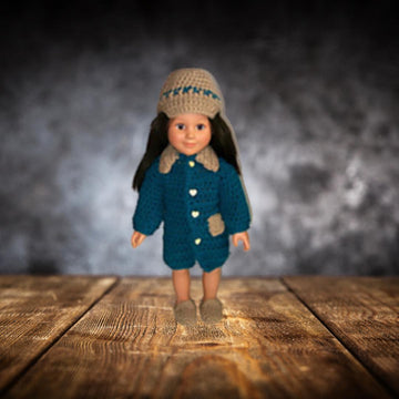 18 inch Doll Coat and Hat set