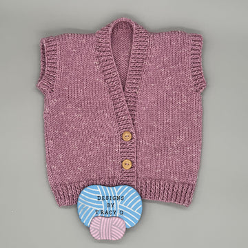 Ava Baby waistcoat/vest 16-26 inch chest