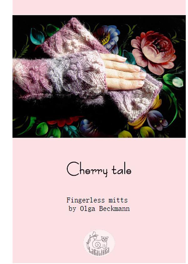 Cherry Tale Fingerless mitts