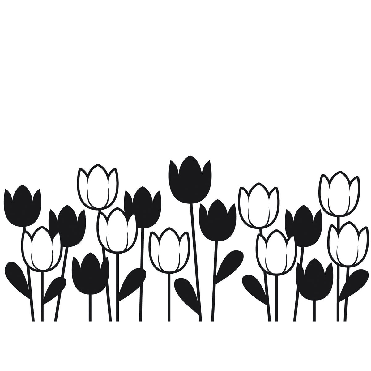 Darice Embossing Folder 4.25"X5.75" - Spring Tulip