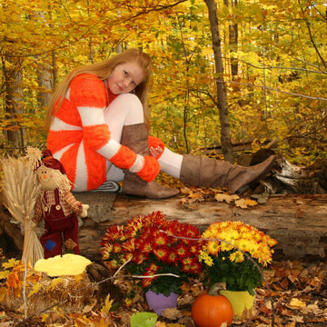 Pumpkin Spiced Autumn - Cable Pullover