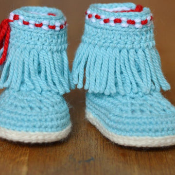 Moccasin Fringe Booties