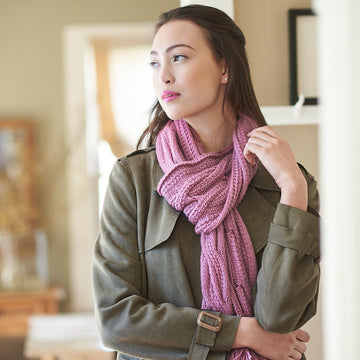 Terrell Scarf in Berroco Arno - Downloadable PDF