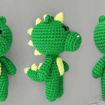 Amigurumi dinosaur