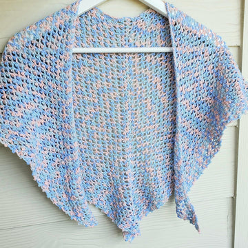 Picot Mesh Shawl