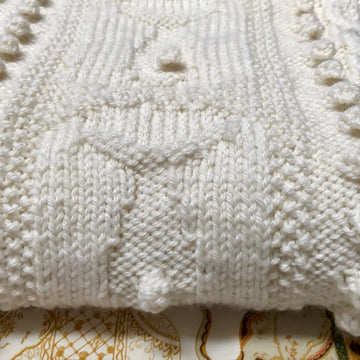 Bobble Bunny Baby Blanket (Afghan) in Debbie Bliss Cashmerino Aran