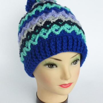 Crochet Aran Baby Beanie Hat